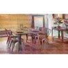 Lumisource Oregon 59"-Farmhouse Dining Table in Antique and Espresso DT-6036OR AN+E